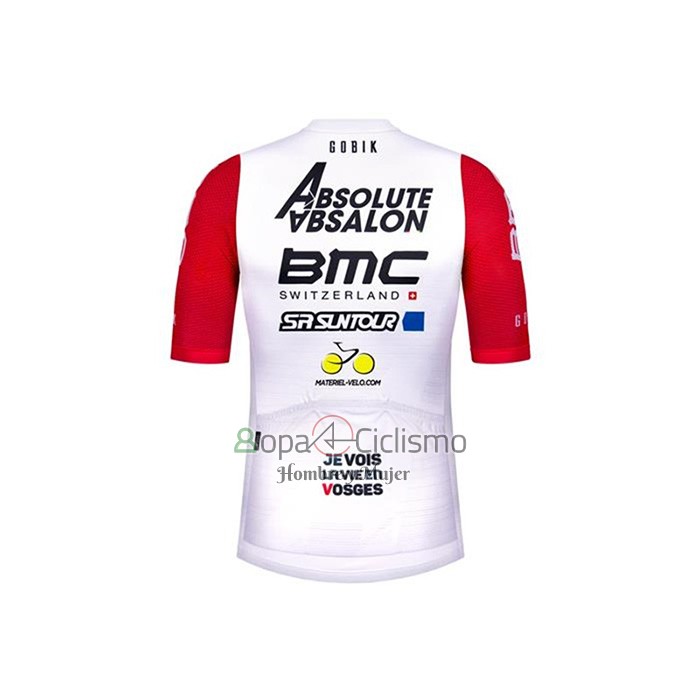 Bmc Ropa Ciclismo Culotte Corto 2020 Mangas Cortas Absolute Absalon Blanco Rojo